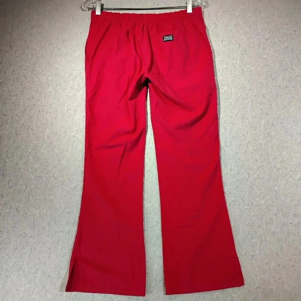 Cherokee Women's Work Wear Hot Pink Scrub Pants in Size XXS - Picture 6 of 11